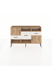 Arges Konsol 3 Raflı 3 Çekmeceli 2 Kapaklı 132x30x83 - S144M003V19A