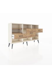 Arges Konsol 5 Raflı 3 Çekmeceli 132x30x83 - S144M004V03A