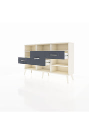 Arges Konsol 5 Raflı 3 Çekmeceli 132x30x83 - S144M004V05A