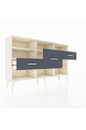 Arges Konsol 5 Raflı 3 Çekmeceli 132x30x83 - S144M004V05A