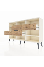 Arges Konsol 5 Raflı 3 Çekmeceli 132x30x83 - S144M004V06A