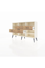 Arges Konsol 5 Raflı 3 Çekmeceli 132x30x83 - S144M004V06A