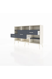 Arges Konsol 5 Raflı 3 Çekmeceli 132x30x83 - S144M004V08A
