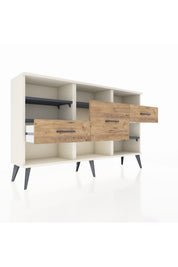 Arges Konsol 5 Raflı 3 Çekmeceli 132x30x83 - S144M004V09A