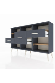 Arges Konsol 5 Raflı 3 Çekmeceli 132x30x83 - S144M004V11A