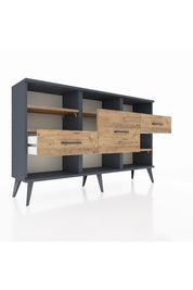 Arges Konsol 5 Raflı 3 Çekmeceli 132x30x83 - S144M004V12A