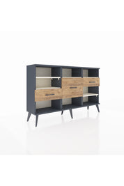 Arges Konsol 5 Raflı 3 Çekmeceli 132x30x83 - S144M004V15A
