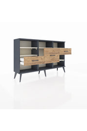 Arges Konsol 5 Raflı 3 Çekmeceli 132x30x83 - S144M004V15A