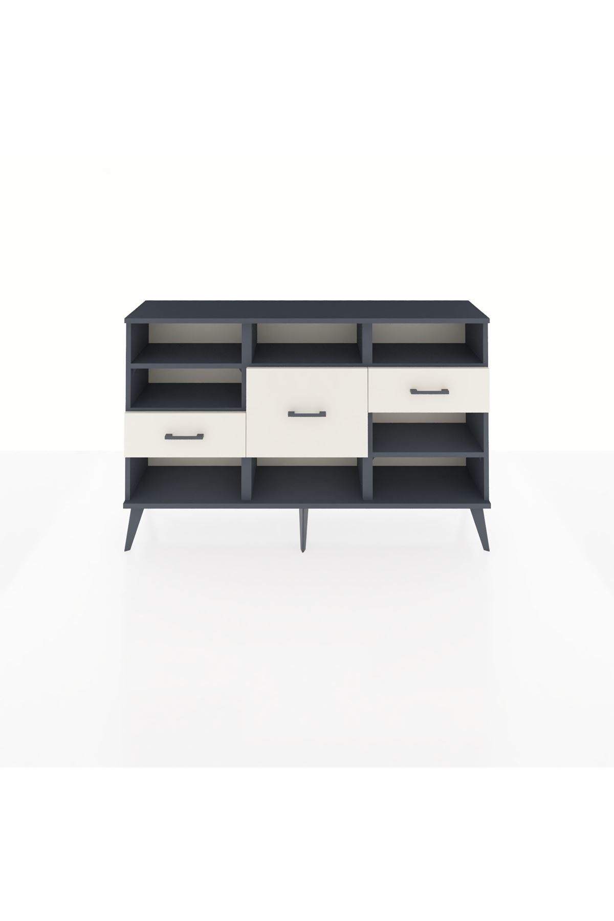 Arges Konsol 5 Raflı 3 Çekmeceli 132x30x83 - S144M004V16A
