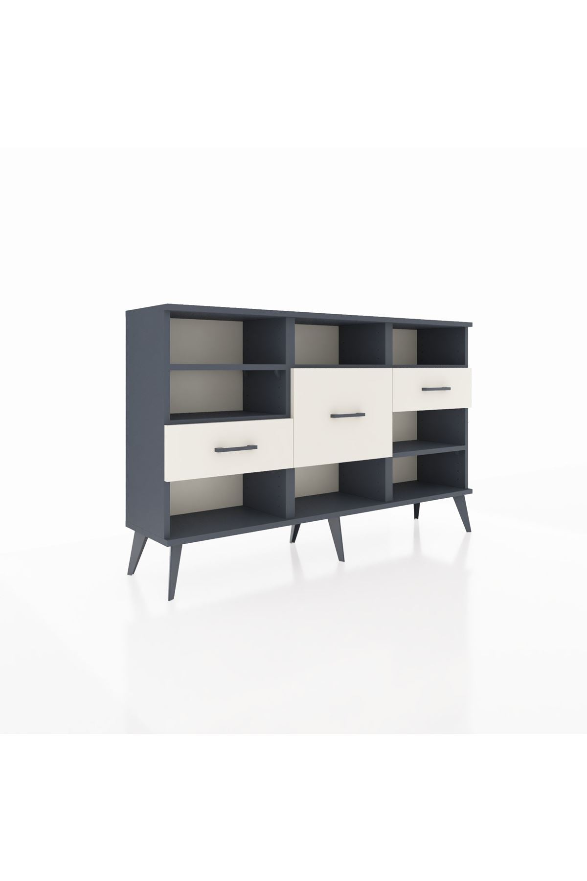 Arges Konsol 5 Raflı 3 Çekmeceli 132x30x83 - S144M004V16A