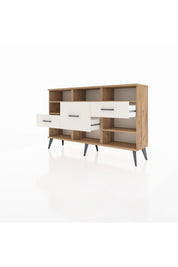 Arges Konsol 5 Raflı 3 Çekmeceli 132x30x83 - S144M004V19A