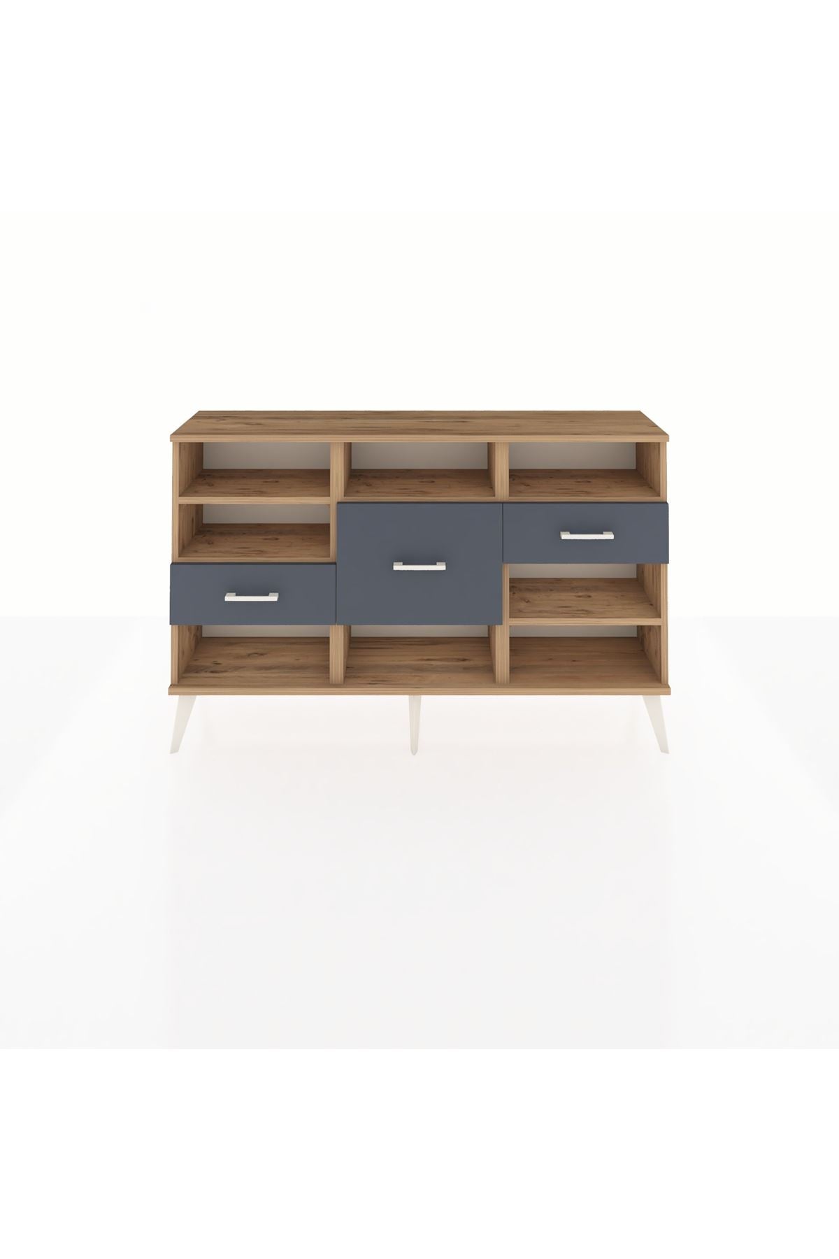 Arges Konsol 5 Raflı 3 Çekmeceli 132x30x83 - S144M004V20A