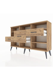 Arges Konsol 5 Raflı 3 Çekmeceli 132x30x83 - S144M004V21A