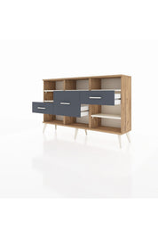 Arges Konsol 5 Raflı 3 Çekmeceli 132x30x83 - S144M004V23A