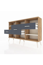 Arges Konsol 5 Raflı 3 Çekmeceli 132x30x83 - S144M004V23A