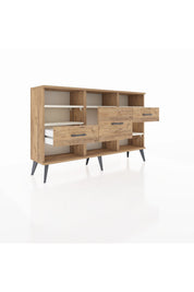Arges Konsol 5 Raflı 3 Çekmeceli 132x30x83 - S144M004V24A