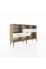 Arges Konsol 5 Raflı 3 Çekmeceli 132x30x83 - S144M004V25A
