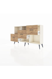 Arges Konsol 2 Raflı 3 Çekmeceli 132x30x83 - S144M005V03A