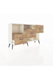 Arges Konsol 2 Raflı 3 Çekmeceli 132x30x83 - S144M005V03A