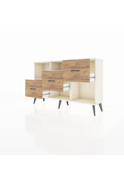 Arges Konsol 2 Raflı 3 Çekmeceli 132x30x83 - S144M005V06A