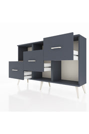 Arges Konsol 2 Raflı 3 Çekmeceli 132x30x83 - S144M005V11A