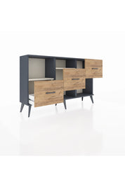 Arges Konsol 2 Raflı 3 Çekmeceli 132x30x83 - S144M005V15A