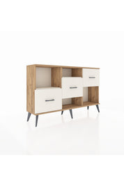 Arges Konsol 2 Raflı 3 Çekmeceli 132x30x83 - S144M005V22A