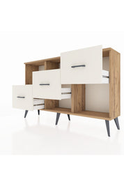 Arges Konsol 2 Raflı 3 Çekmeceli 132x30x83 - S144M005V22A