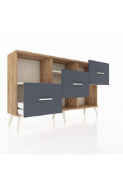 Arges Konsol 2 Raflı 3 Çekmeceli 132x30x83 - S144M005V23A