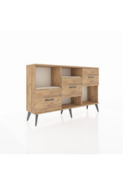 Arges Konsol 2 Raflı 3 Çekmeceli 132x30x83 - S144M005V24A