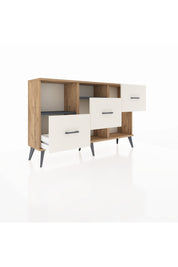 Arges Konsol 2 Raflı 3 Çekmeceli 132x30x83 - S144M005V25A