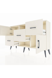 Arges Konsol 2 Raflı 3 Çekmeceli 2 Kapaklı 132x30x83 - S144M006V04A