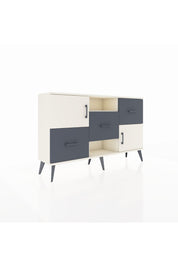 Arges Konsol 2 Raflı 3 Çekmeceli 2 Kapaklı 132x30x83 - S144M006V05A