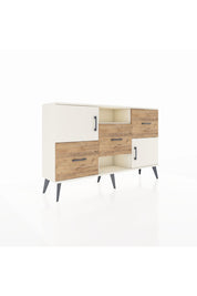 Arges Konsol 2 Raflı 3 Çekmeceli 2 Kapaklı 132x30x83 - S144M006V06A