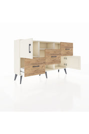 Arges Konsol 2 Raflı 3 Çekmeceli 2 Kapaklı 132x30x83 - S144M006V06A