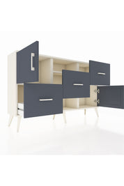 Arges Konsol 2 Raflı 3 Çekmeceli 2 Kapaklı 132x30x83 - S144M006V08A