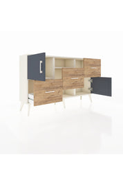 Arges Konsol 2 Raflı 3 Çekmeceli 2 Kapaklı 132x30x83 - S144M006V09A