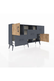 Arges Konsol 2 Raflı 3 Çekmeceli 2 Kapaklı 132x30x83 - S144M006V11A