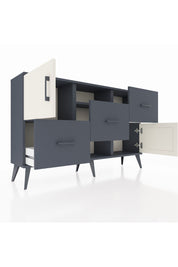 Arges Konsol 2 Raflı 3 Çekmeceli 2 Kapaklı 132x30x83 - S144M006V14A