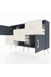 Arges Konsol 2 Raflı 3 Çekmeceli 2 Kapaklı 132x30x83 - S144M006V16A