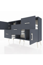 Arges Konsol 2 Raflı 3 Çekmeceli 2 Kapaklı 132x30x83 - S144M006V17A