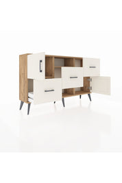 Arges Konsol 2 Raflı 3 Çekmeceli 2 Kapaklı 132x30x83 - S144M006V22A