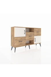 Arges Konsol 2 Raflı 3 Çekmeceli 2 Kapaklı 132x30x83 - S144M006V24A