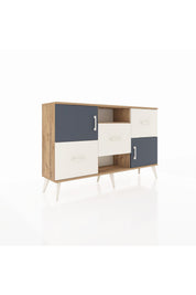 Arges Konsol 2 Raflı 3 Çekmeceli 2 Kapaklı 132x30x83 - S144M006V25A