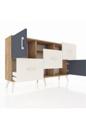 Arges Konsol 2 Raflı 3 Çekmeceli 2 Kapaklı 132x30x83 - S144M006V25A