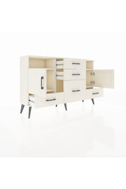 Arges Konsol 4 Raflı 5 Çekmeceli 2 Kapaklı 132x30x83 - S144M007V04A
