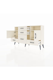 Arges Konsol 4 Raflı 5 Çekmeceli 2 Kapaklı 132x30x83 - S144M007V04A