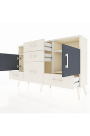 Arges Konsol 4 Raflı 5 Çekmeceli 2 Kapaklı 132x30x83 - S144M007V07A
