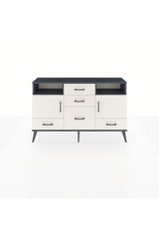 Arges Konsol 4 Raflı 5 Çekmeceli 2 Kapaklı 132x30x83 - S144M007V13A