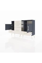 Arges Konsol 4 Raflı 5 Çekmeceli 2 Kapaklı 132x30x83 - S144M007V16A
